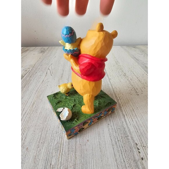 Jim shore spring surprise Winnie the Pooh piglets chick Easter spring statue - Picture 3 of 9